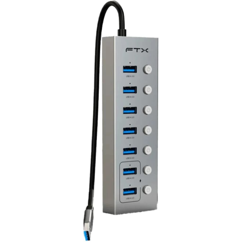 FTX USB-Hub mit 7 Anschlüssen, USB 3.0
