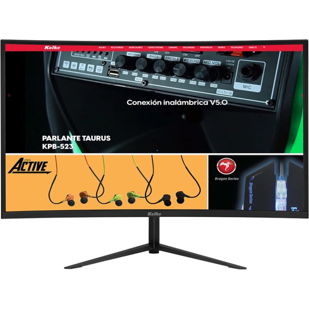 Monitor curvo Kolke de 31,5 pulgadas, 165 Hz
