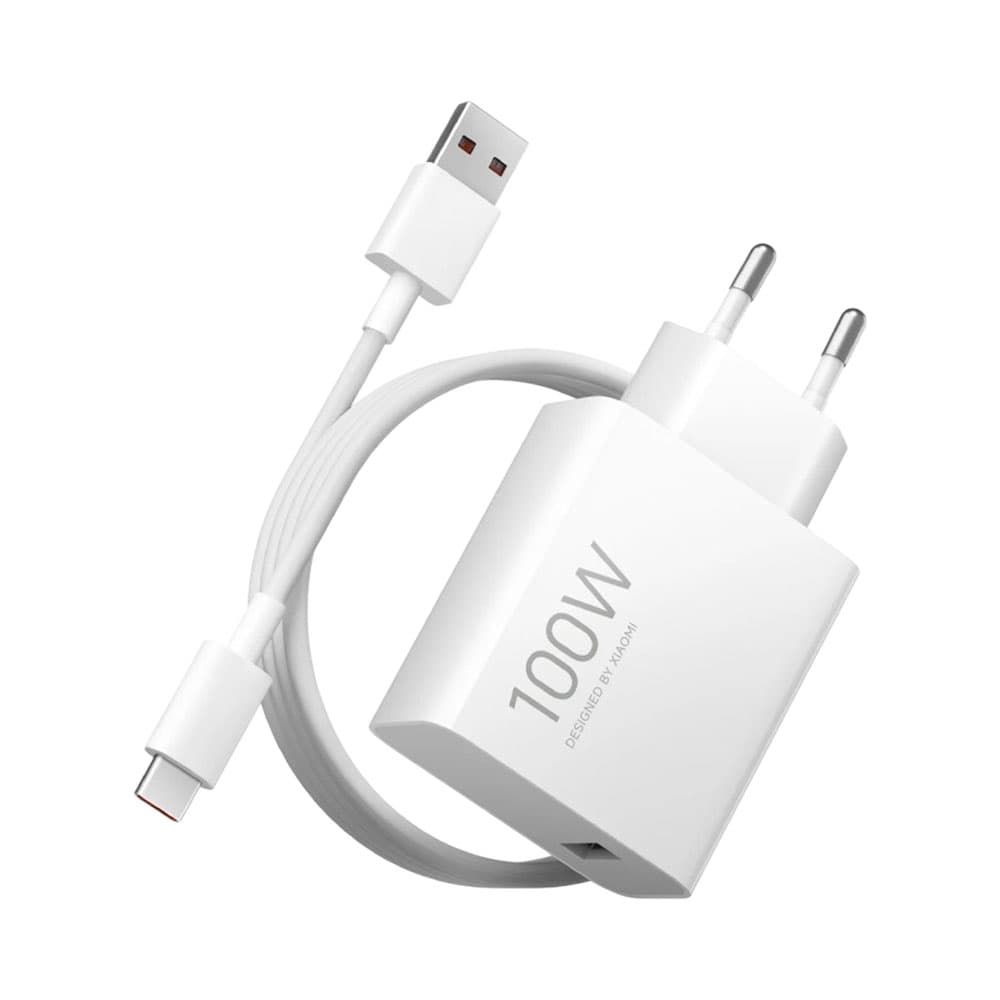 Kit cargador Xiaomi 100W con cable USB-C (MDY-19-ER)