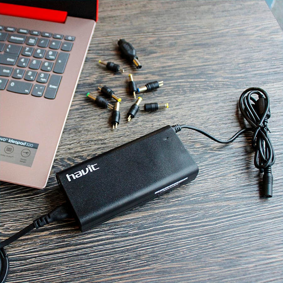 Carregador universal para notebooks Havit HV-N90W 90W