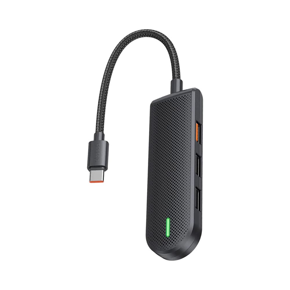 Hub USB-C Mcdodo HU-1430 5 em 1 com leitor de cartão SD, preto