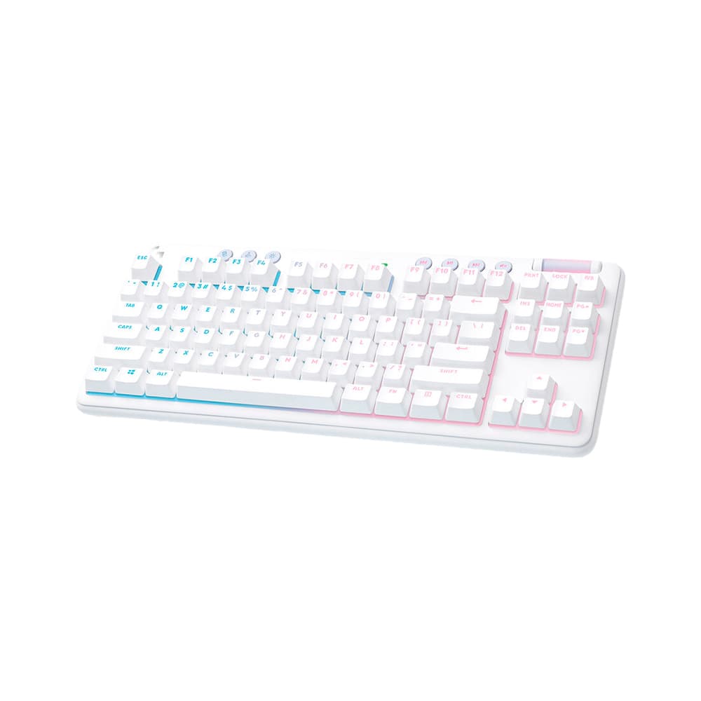 Teclado mecánico gamer inalámbrico Logitech G715, White Mist