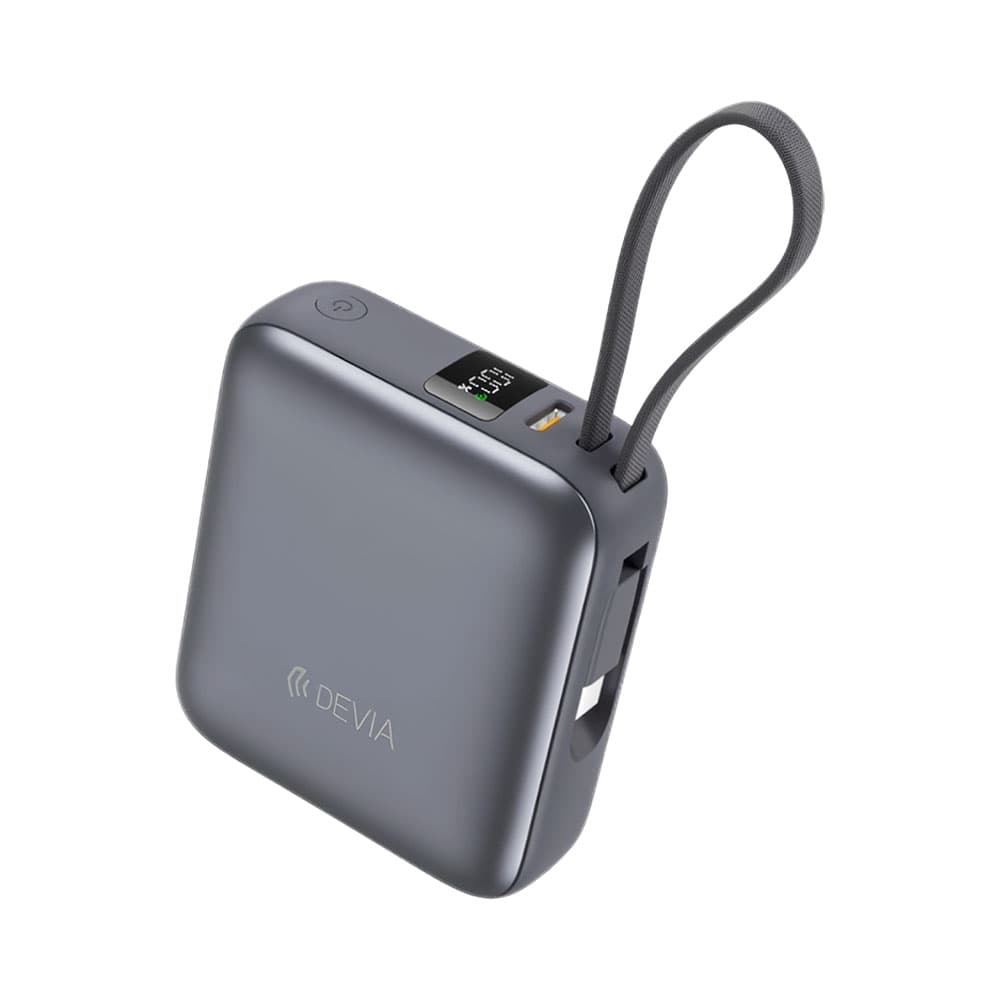 Bateria externa Devia Ultra1 10.000 mAh 35 W PD, cinza, imagem 1 de 2