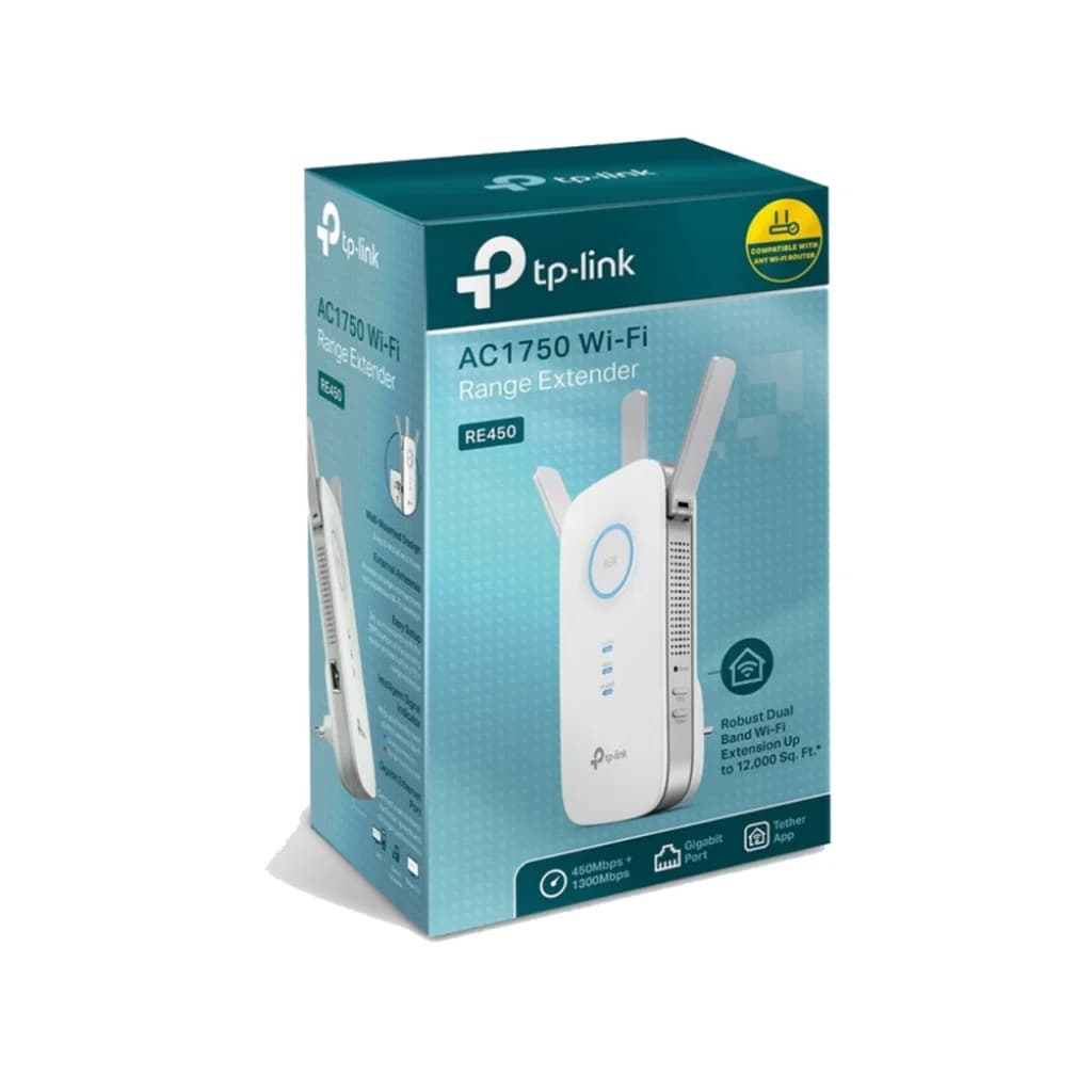 Extensor de señal Wi-Fi TP-Link RE450 AC1750