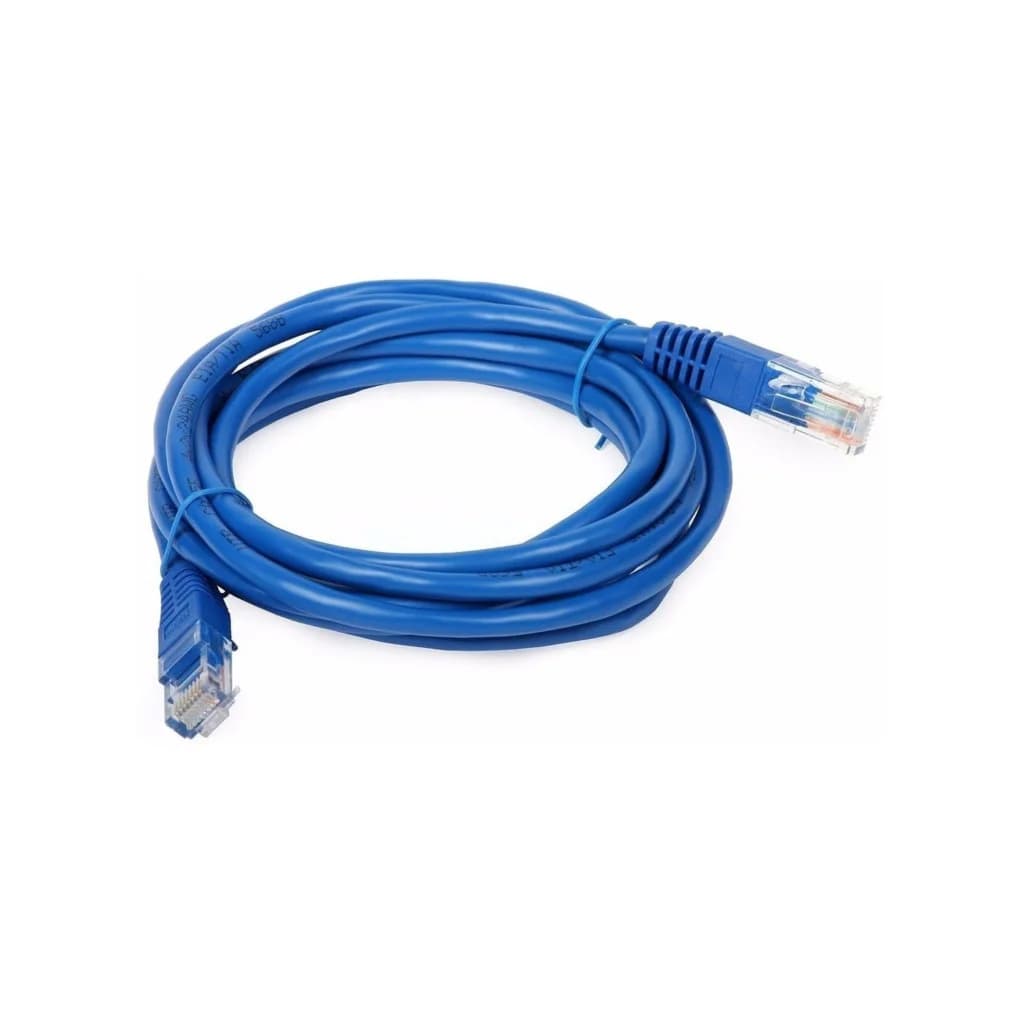 Cable de red Ethernet patch cord Cat5e, 10 m, azul