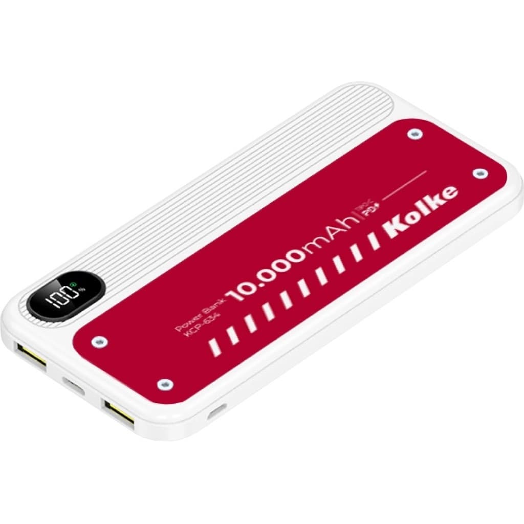 Batería externa Kolke KCP-634 10.000 mAh, blanca, imagen 1 de 1