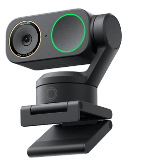 Insta360 Link 2 Pro 4K-KI-Webcam mit Gimbal, schwarz