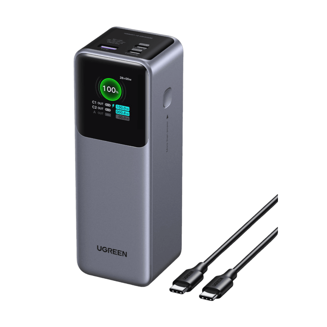 UGREEN Nexode PB722 Laptop-Powerbank 25.000 mAh 200 W, Grau
