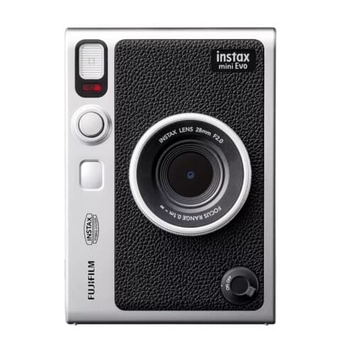 Cámara instantánea híbrida Fujifilm Instax Mini Evo, negra