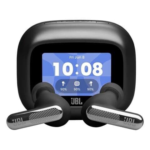 Auriculares true wireless JBL Live Beam 4 con estuche inteligente, negro