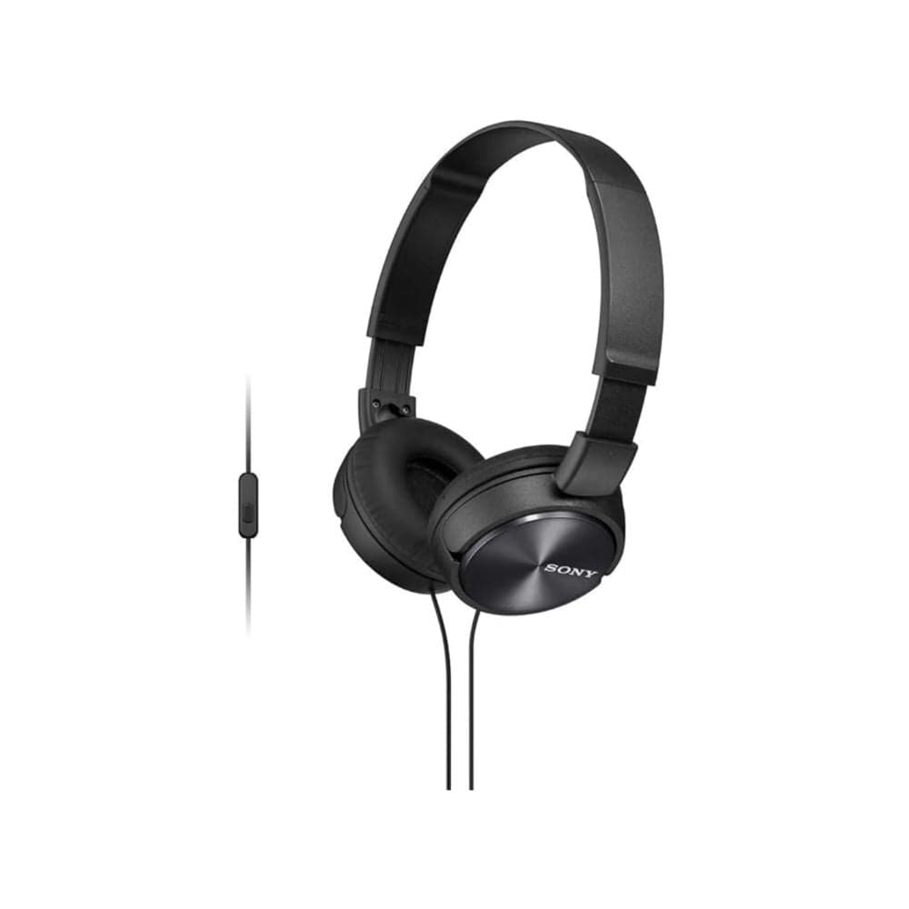 Auriculares on-ear con cable Sony MDR-ZX310AP con micrófono, negro