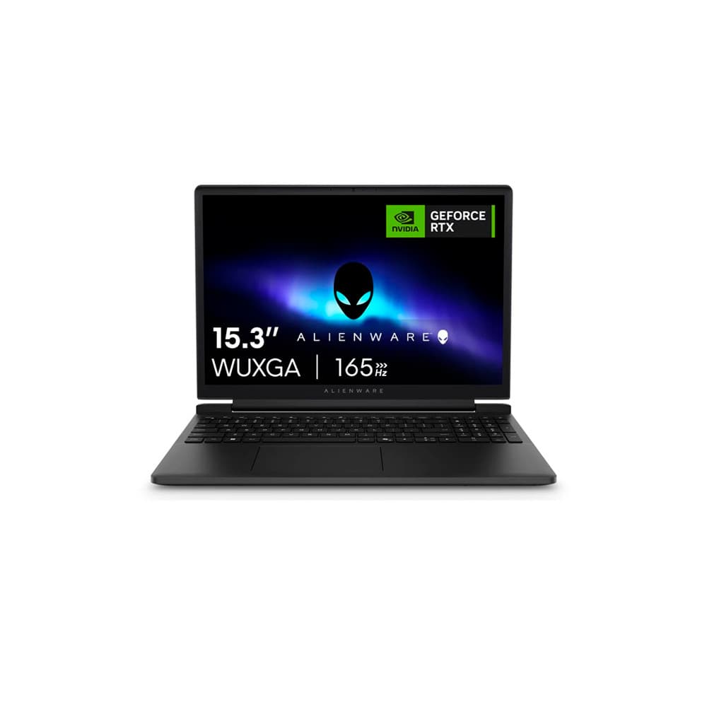 Notebook gamer Dell Alienware (DA15265) 15,3", AMD Ryzen 5 220, 16 GB RAM, SSD 512 GB, NVIDIA GeForce RTX 4050, teclado inglés, imagen 1 de 3