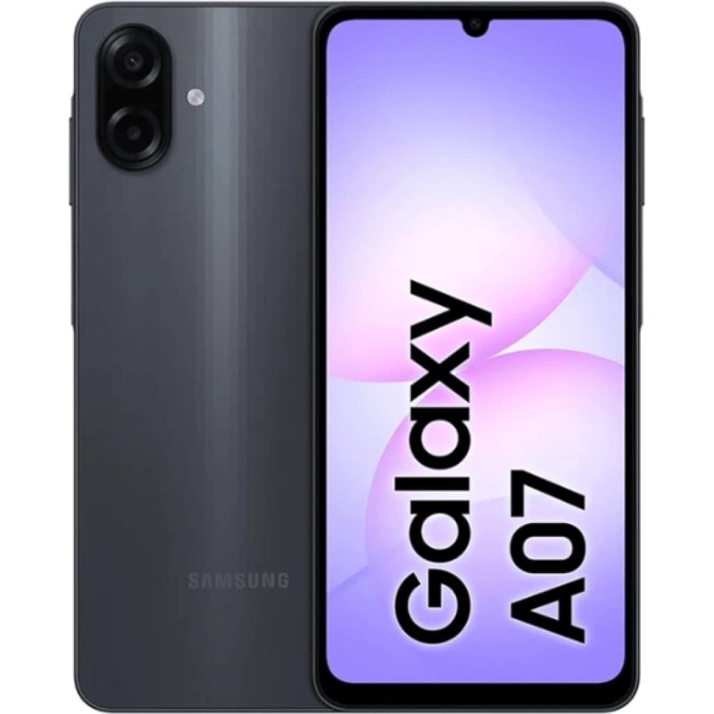 Celular Samsung Galaxy A07, 4 GB RAM, 128 GB, Dual SIM, Preto