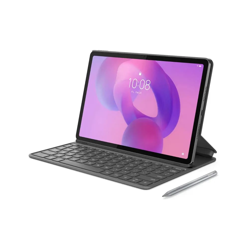 Tablet Lenovo Idea Tab de 11" con teclado y lápiz, 8 GB RAM, 128 GB, 4G LTE, gris (ZAFM0726EC), imagen 1 de 1
