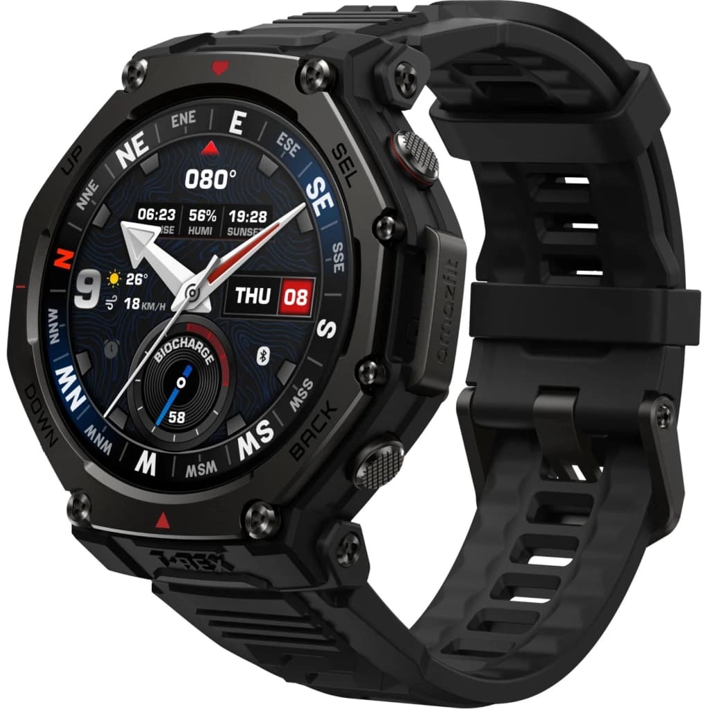 Relógio Amazfit T-Rex 3 Pro 48 mm GPS robusto, preto tático (A2444)