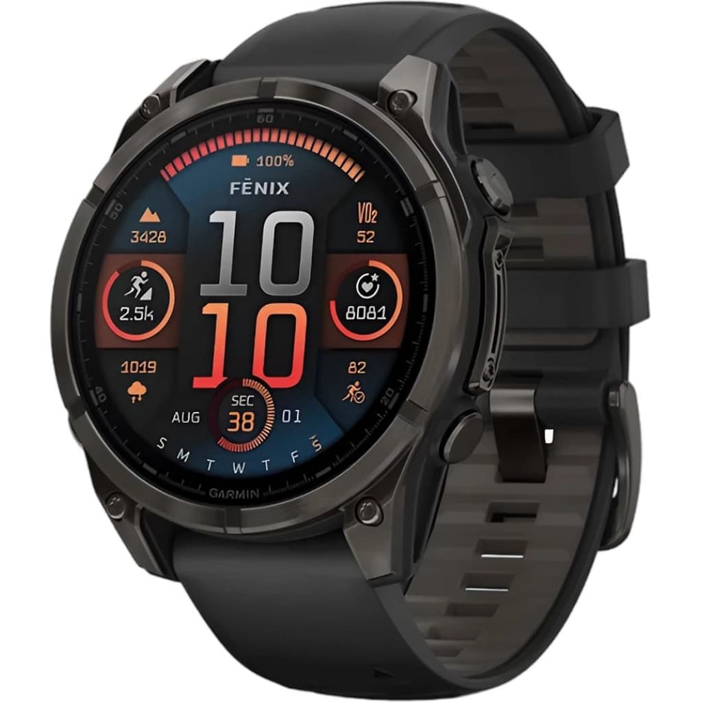 Relógio GPS multiesporte Garmin fenix 8 AMOLED 47 mm, preto (010-02904-20)