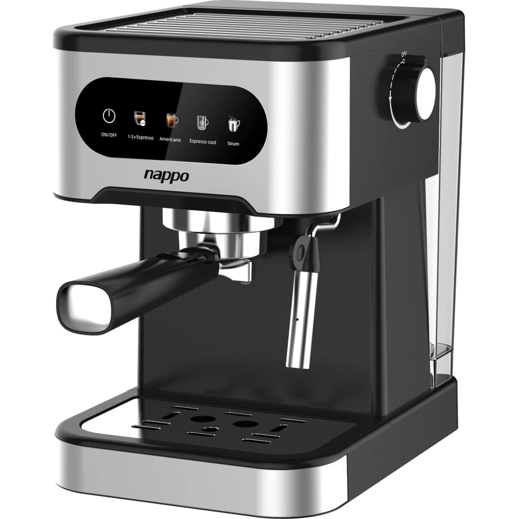 Nappo Barista Pro NEC-260MC Espresso Machine, 20 bar, Capsules & Ground, Black
