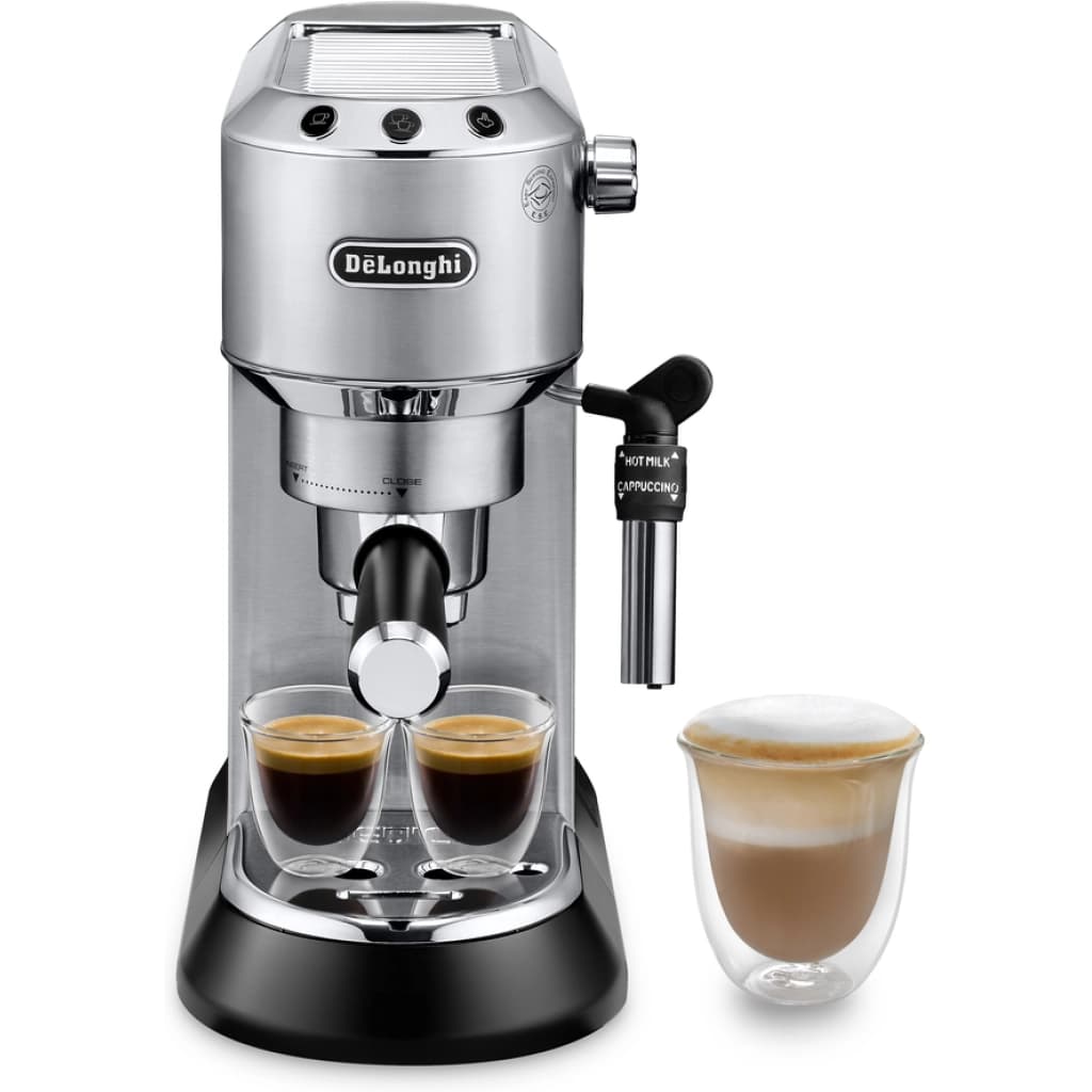 Cafetera espresso De'Longhi Dedica EC685, 15 bar, acero inoxidable
