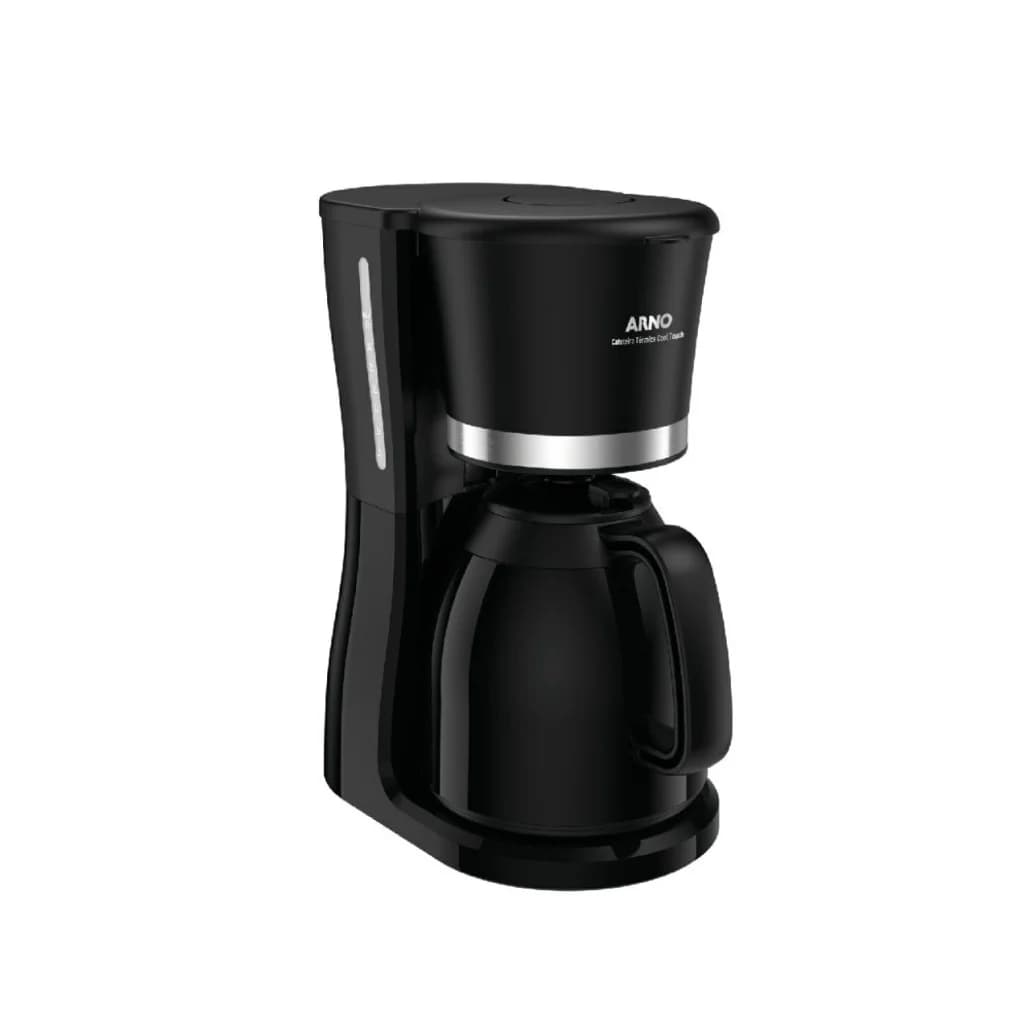 Cafetera de goteo Arno Cool Touch, jarra térmica, negra
