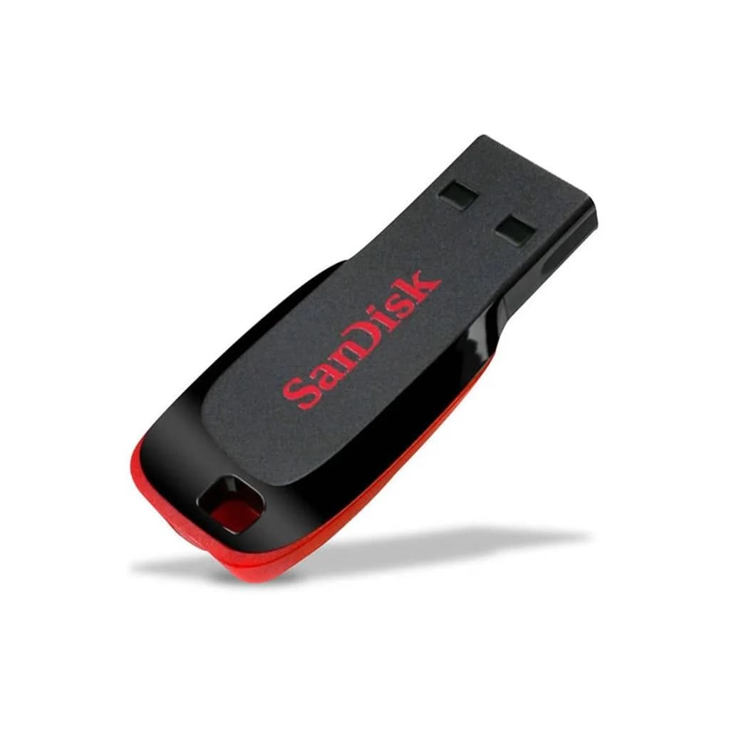 SanDisk Cruzer Blade 64GB USB Flash Drive, Black and Red (SDCZ50)