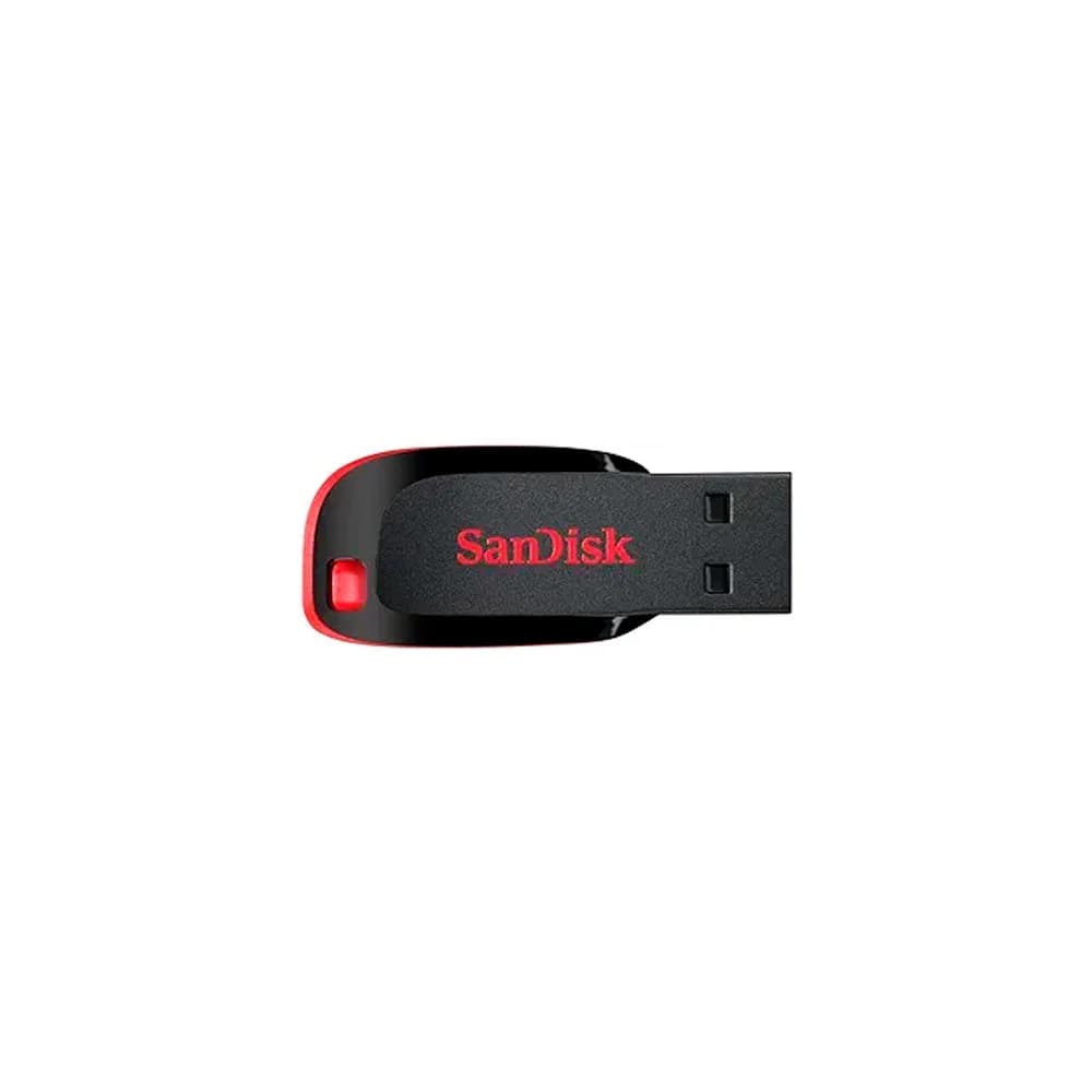 SanDisk Cruzer Blade 128GB USB Flash Drive, Black and Red (SDCZ50)