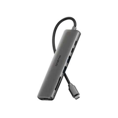 Oraimo PowerTrans 7-in-1 USB-C-Dockinghub mit 4K-60-Hz-HDMI und SD-Leser (OUH-511)