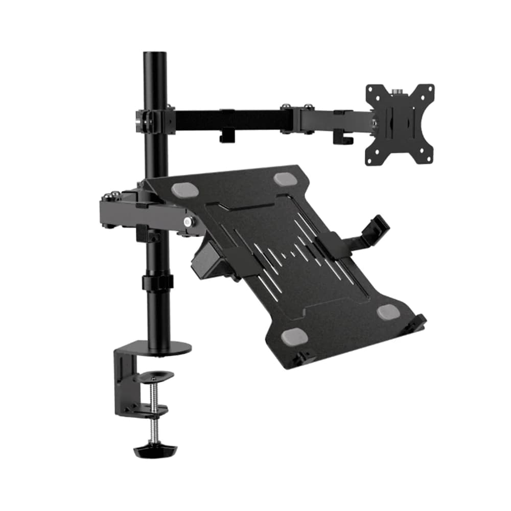 Klip Xtreme KMM-301 Tischhalterung für einen Monitor (13–32") und einen Laptop (bis 15,6")