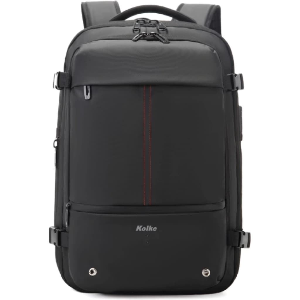 Mochila de viagem Kolke Air KVM-722 com compressão a vácuo e bomba, preta