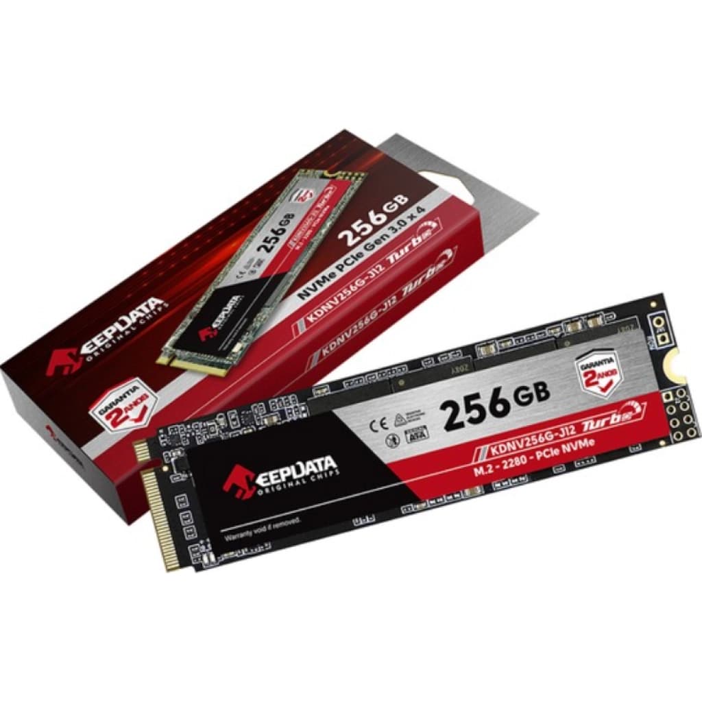 SSD interno KeepData de 256 GB, M.2 2280 NVMe PCIe Gen3 (KDNV256G-J12)