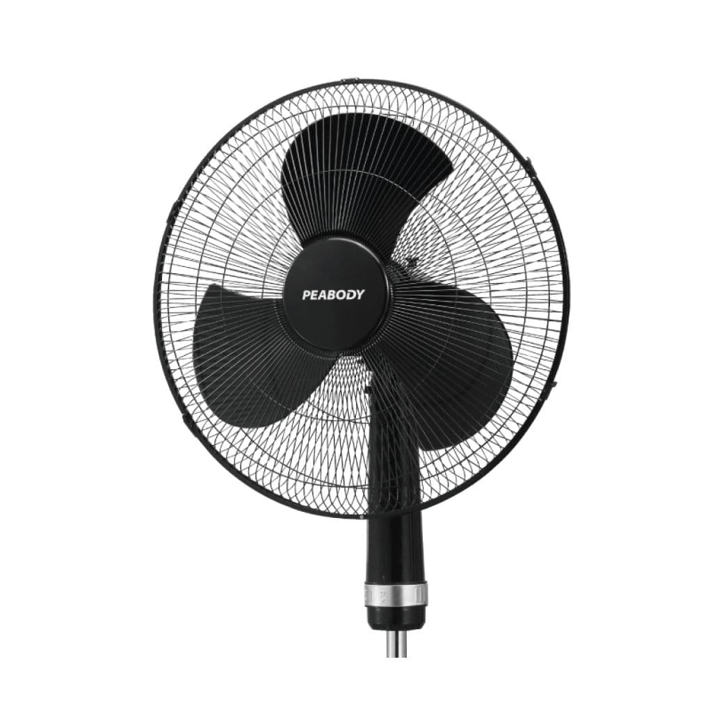 Peabody PE-VP2060N Pedestal Fan, 20", 3 Speeds, 60 W, Black