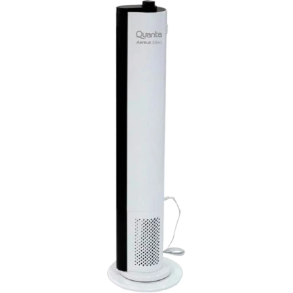 Quanta Aereus Sileo QTVTS50 Turmventilator, 50 W, 3 Stufen, 70° Oszillation, Weiß