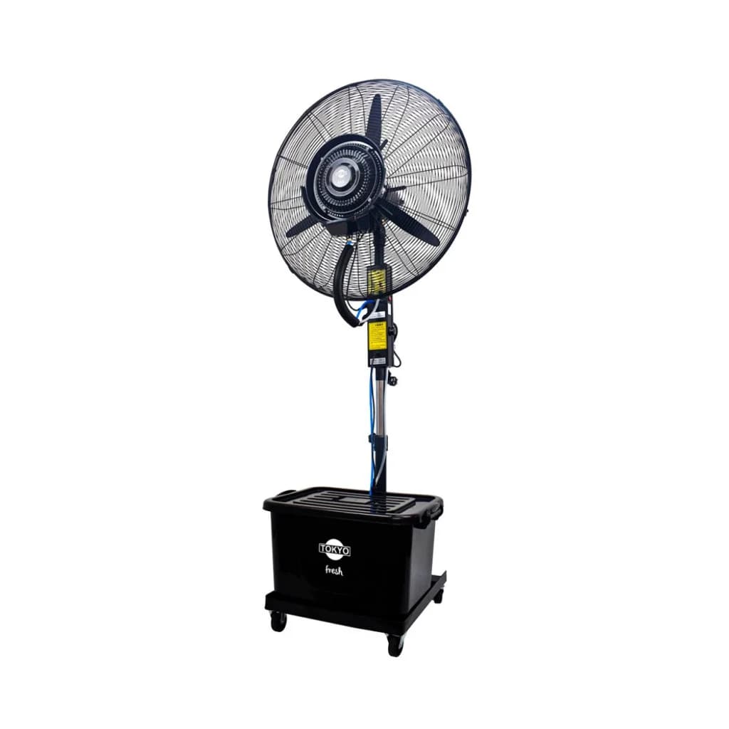 Tokyo Fresh Industrie-Sprühnebelventilator, 26", 42-L-Wassertank, 260 W