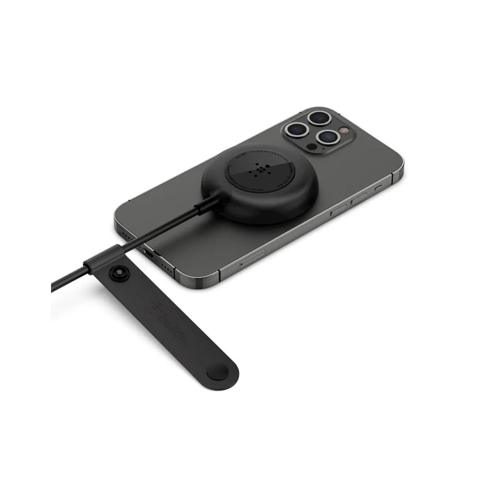 Carregador sem fio magnético portátil Belkin BoostCharge 7,5 W, preto (WIA005)