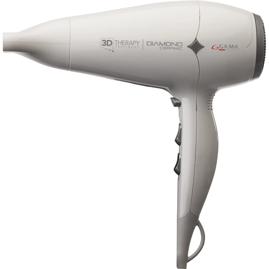 GA.MA Diamond Ceramic 3D Therapy Haartrockner, 2300 W, mit Diffusor