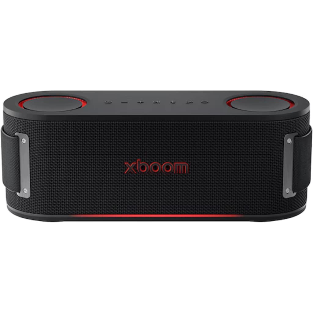 LG xboom Bounce by will.i.am tragbarer Bluetooth-Lautsprecher, Schwarz