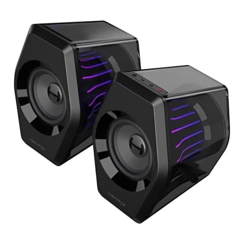 Edifier G2000 Pro 2.0 Gaming-Desktop-Lautsprecher mit RGB und Bluetooth, Schwarz