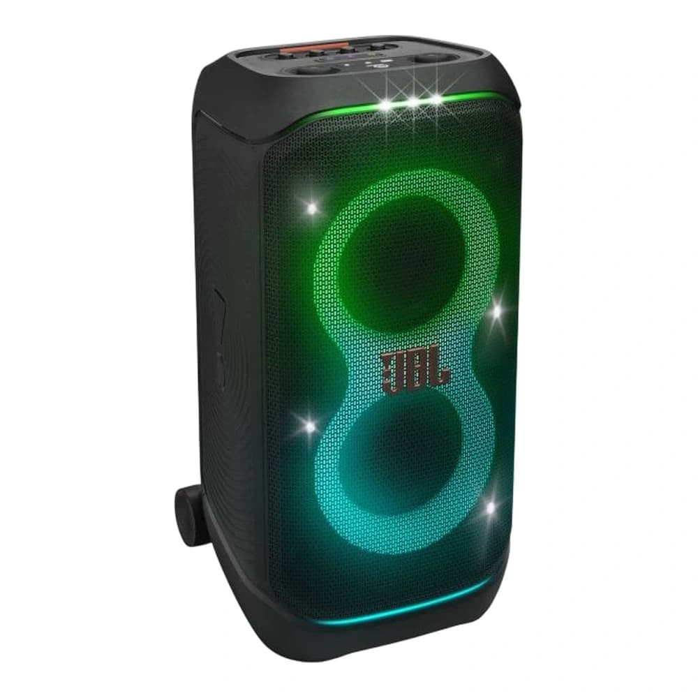 JBL PartyBox Stage 320 Partylautsprecher mit Rollen, 240 W, Schwarz