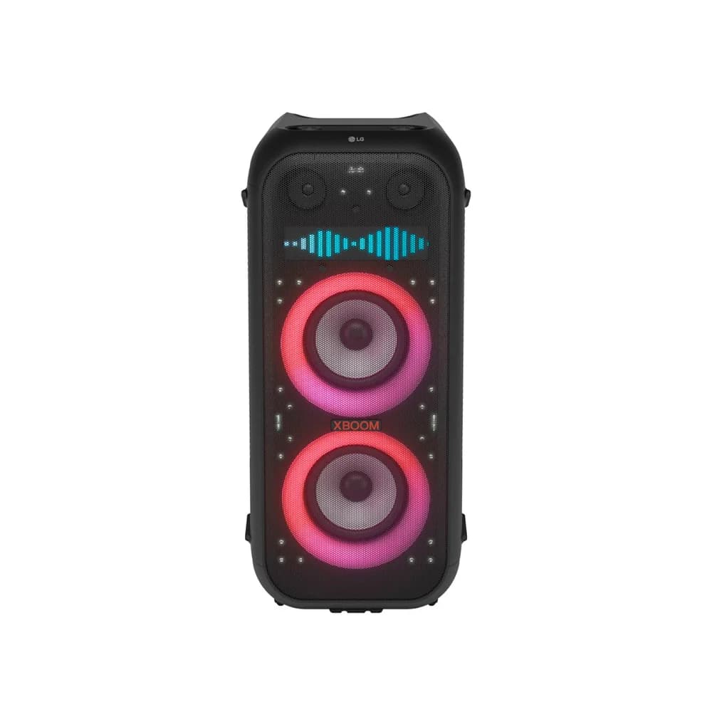 Parlante para fiestas LG XBOOM XL9T, 1000 W, con ruedas y LED de píxeles, negro, imagen 1 de 1
