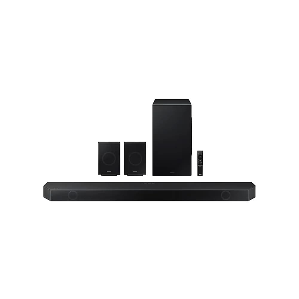 Samsung HW-Q990D 11.1.4-Kanal-Dolby-Atmos-Soundbar mit Subwoofer und Rücklautsprechern