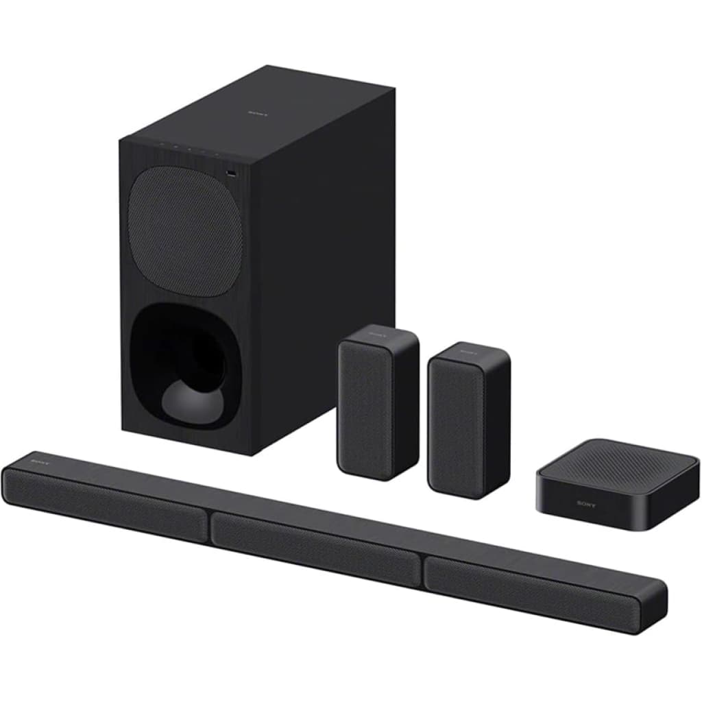 Sony HT-S40R 5.1-Kanal-Heimkino-Soundbar 600 W mit Subwoofer und kabellosen Rücklautsprechern