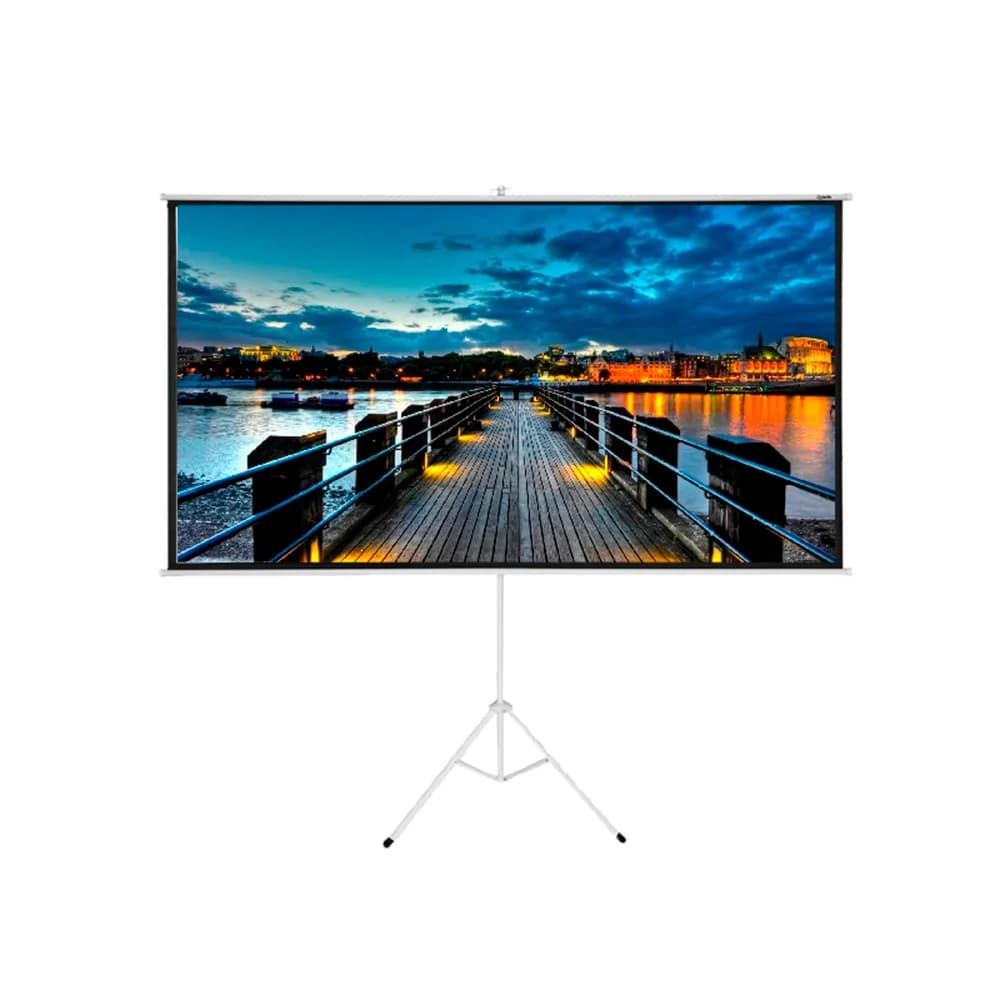 Tela de projeção Quanta QTTLT100 de 100" com tripé (200 x 150 cm)