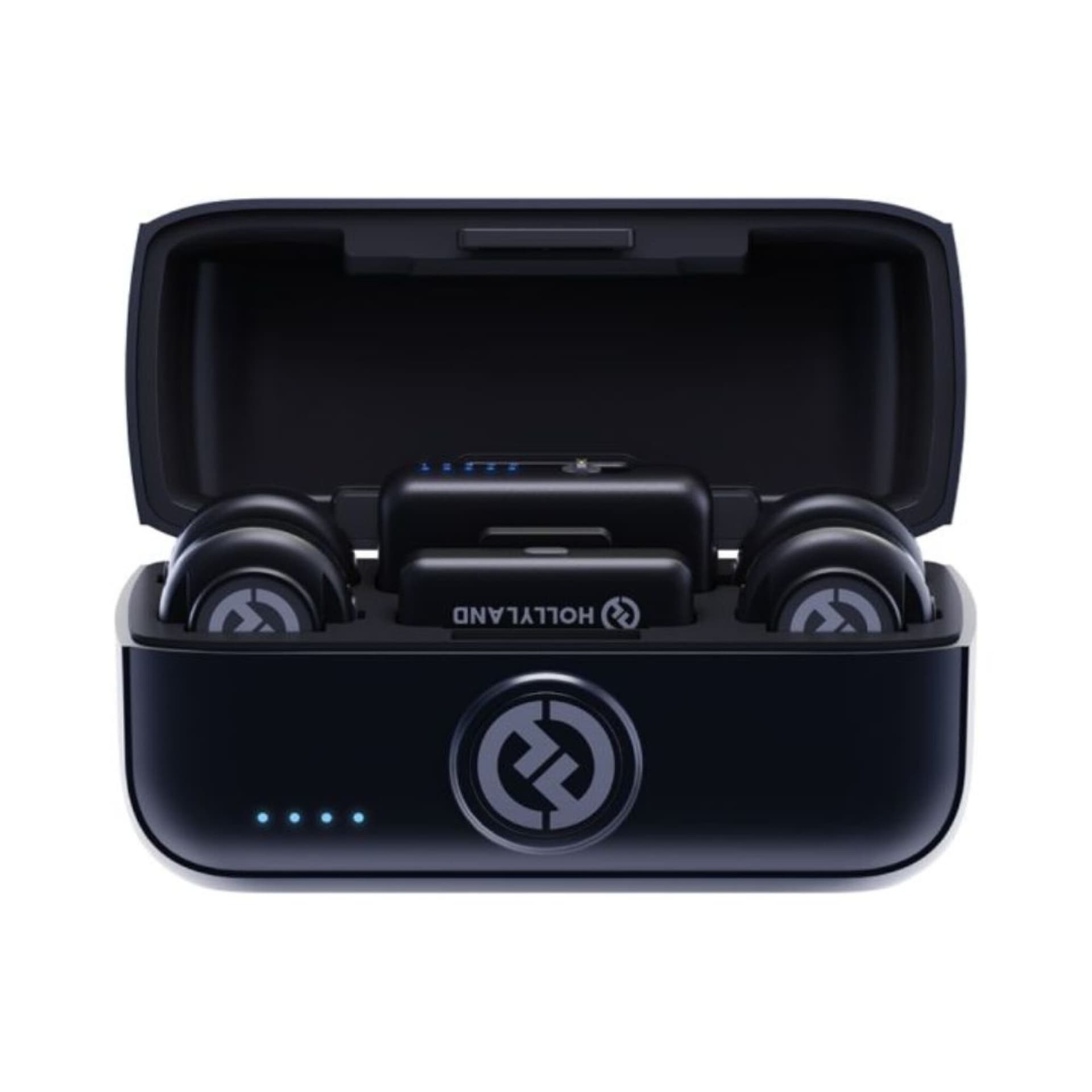 Microfone sem fio Hollyland Lark M3, 2 transmissores e 2 receptores