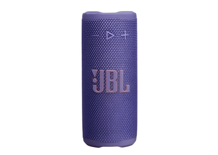 JBL Grip tragbarer Bluetooth-Lautsprecher mit Ambientlicht, Lila