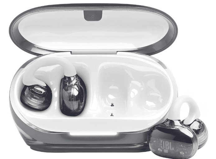 Auriculares abiertos true wireless JBL Soundgear Clips, blanco