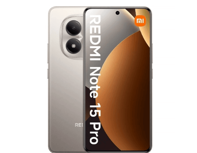 Celular Xiaomi Redmi Note 15 Pro 4G, 8 GB RAM, 256 GB, titanio, imagen 1 de 1