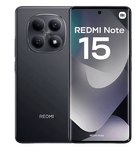 Celular Xiaomi Redmi Note 15 4G, 6 GB RAM, 128 GB, negro, imagen 1 de 1