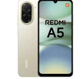 Xiaomi Redmi A5 Smartphone, 4 GB RAM, 128 GB, Gold, image 1 of 1