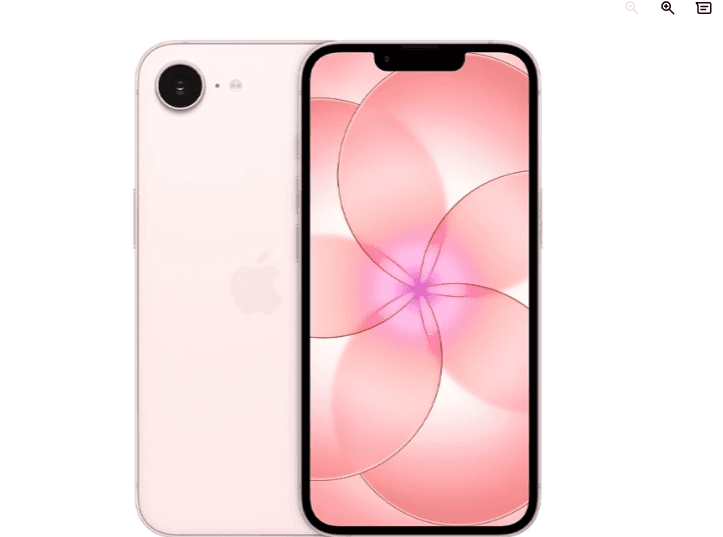 Celular Apple iPhone 17e, 256 GB, solo eSIM, rosa, imagen 1 de 1