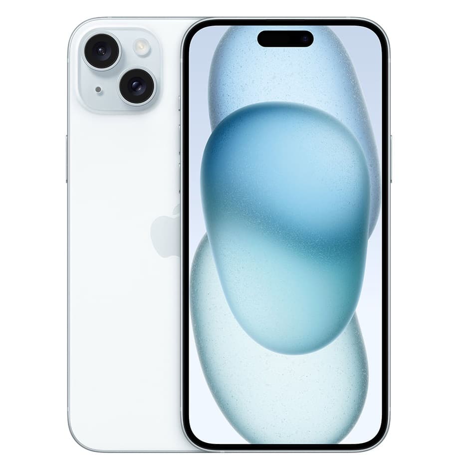 Apple iPhone 15 Smartphone, 128 GB, Nano-SIM + eSIM, Blue, image 1 of 1