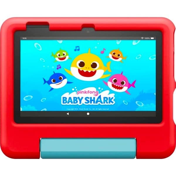 Amazon Fire 7 (12th Gen) Kinder-Tablet, 7", 16 GB, Rot, Bild 1 von 2